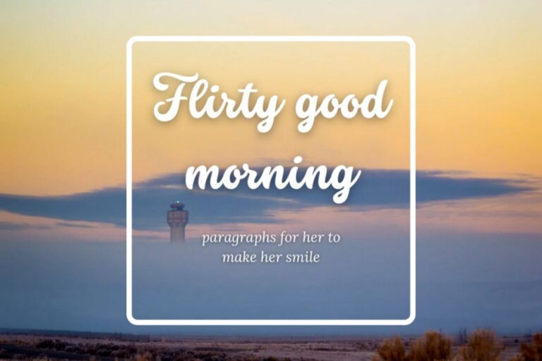 Flirty Good Morning Texts for Her to Make Her Smiles