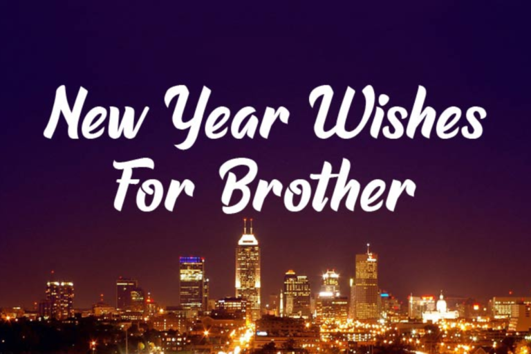 New year wishes for brother