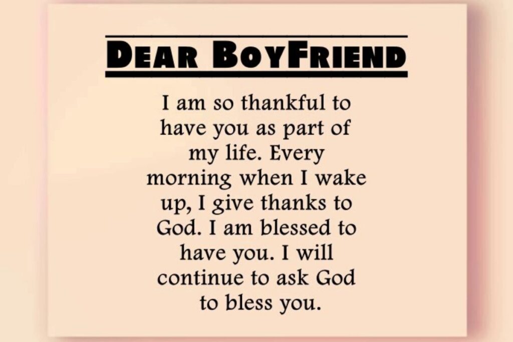 Prayers For Boyfriend’s Success And Prosperity