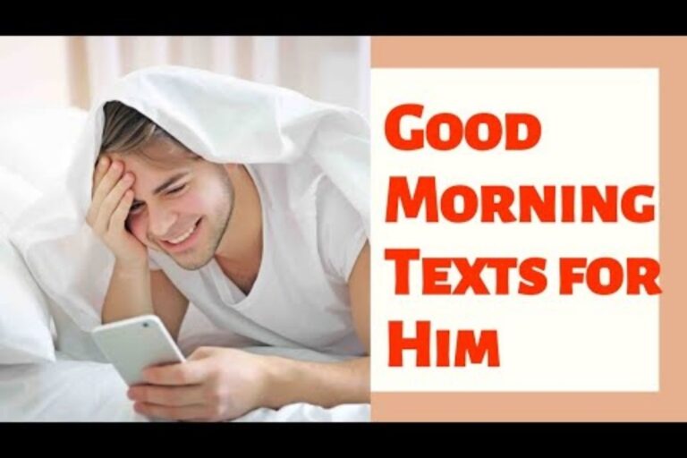 Flirty Good Morning Texts For Your Crush (For Guys)