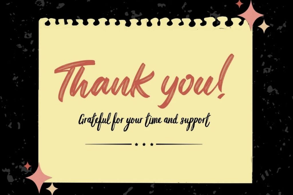 Grateful Words for Everyday Support