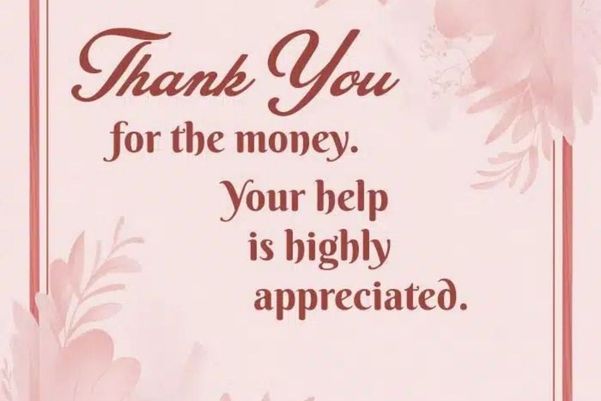 130+ Thank You for the Money Messages