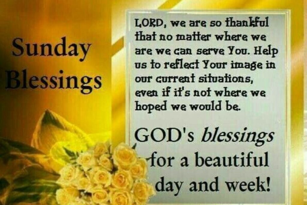 Beautiful Sunday Blessings and Messages