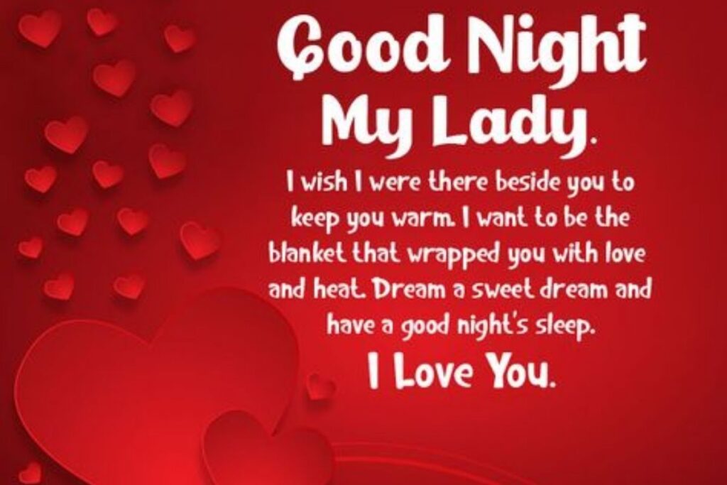 Good night paragraphs for him