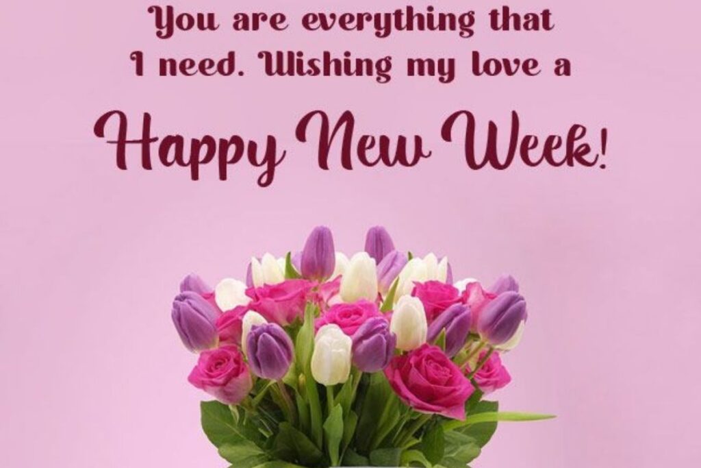 Happy New Week Prayer Message