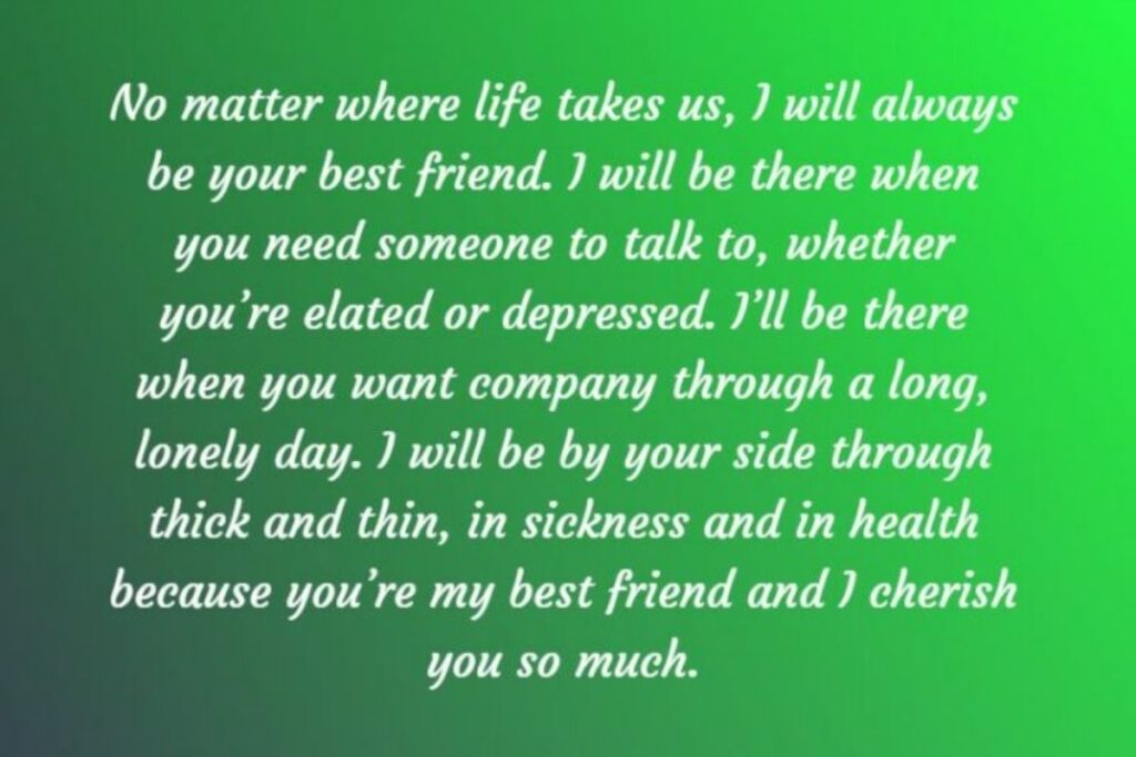 Long Emotional Paragraphs for Your Best Friend