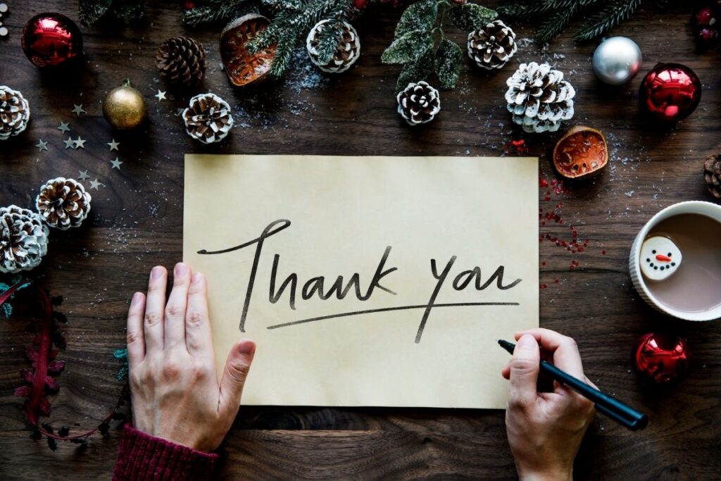 Personal “Thank You” Examples