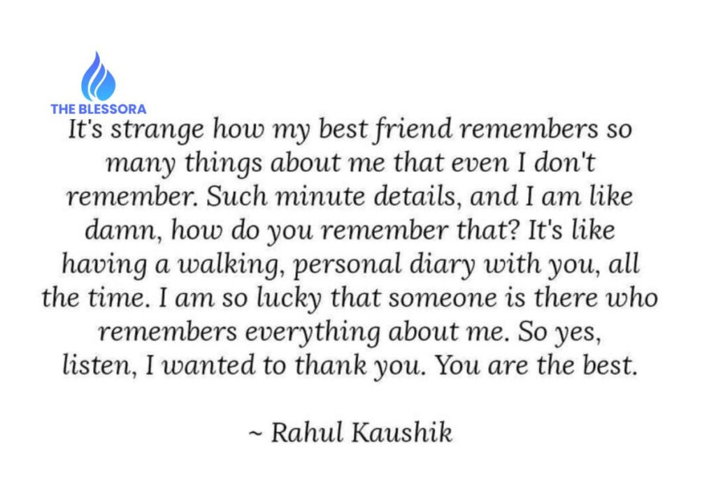 True Friend Paragraphs 