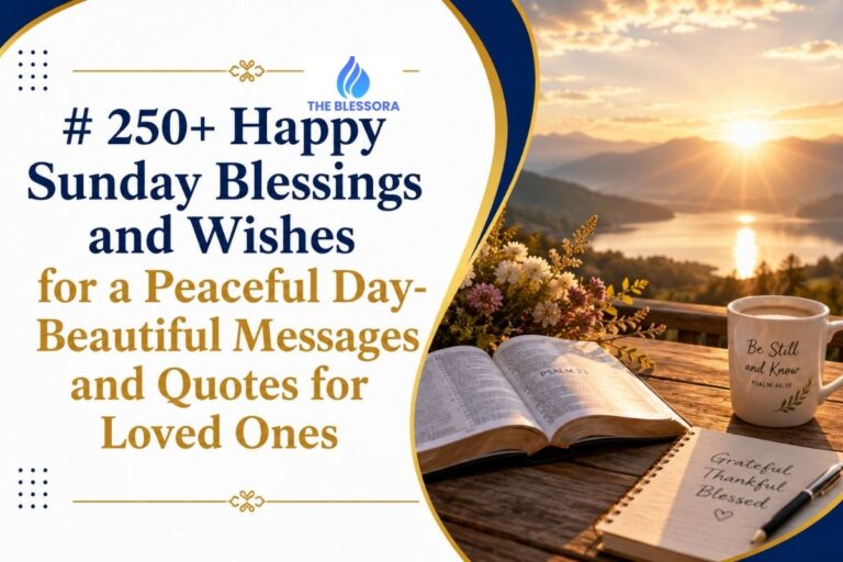 250+ Happy Sunday Blessings and Wishes for a Peaceful Day 250+ Happy Sunday Blessings and Wishes for a Peaceful Day
