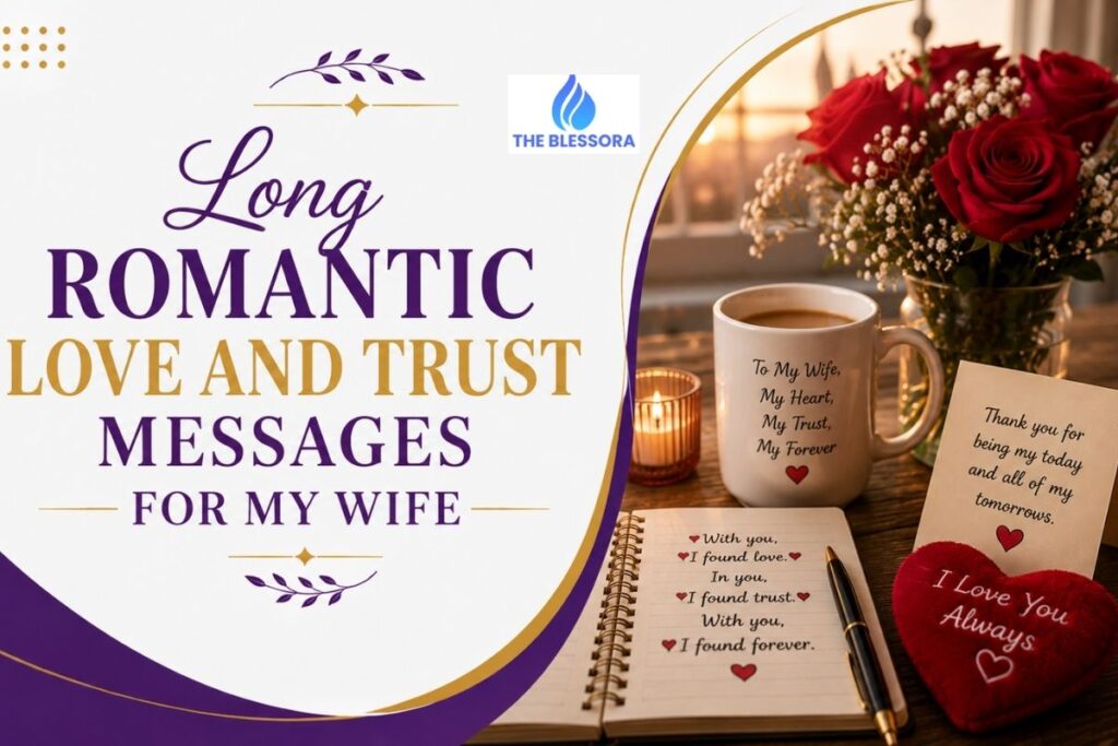 Long Romantic Love and Trust Messages for My Wife