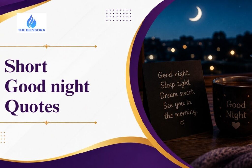 Short Good night Quotes