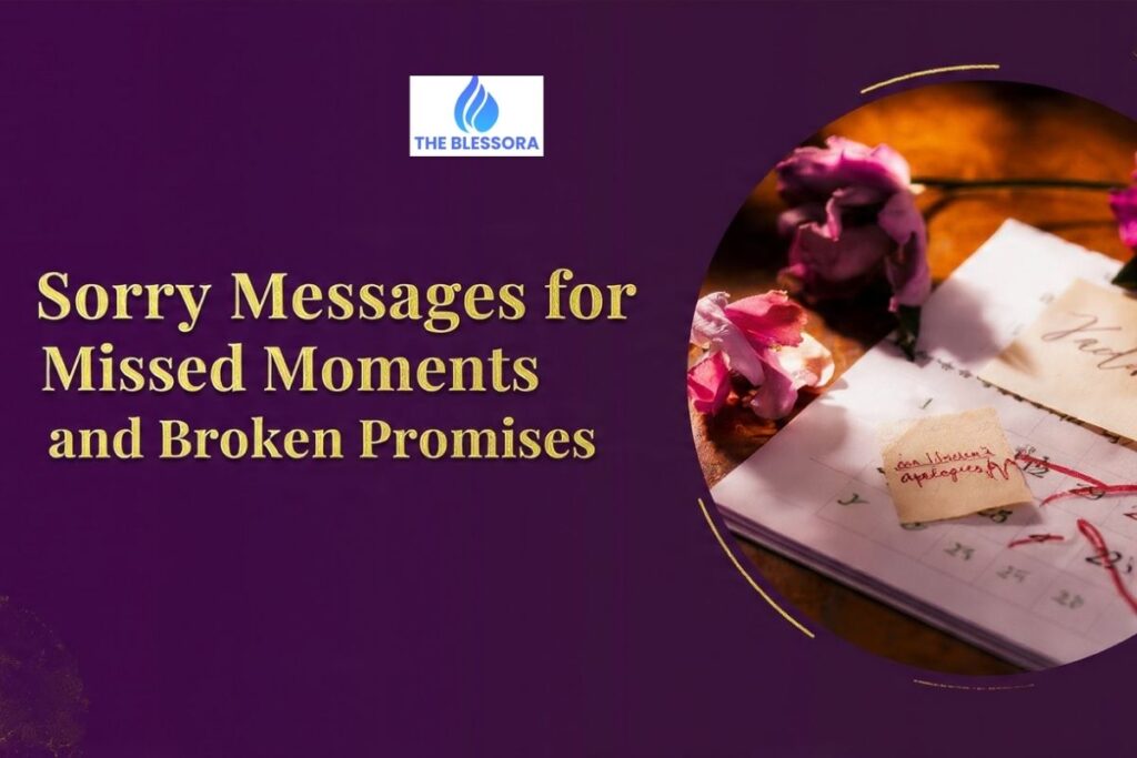 Sorry Messages for Missed Moments and Broken Promises