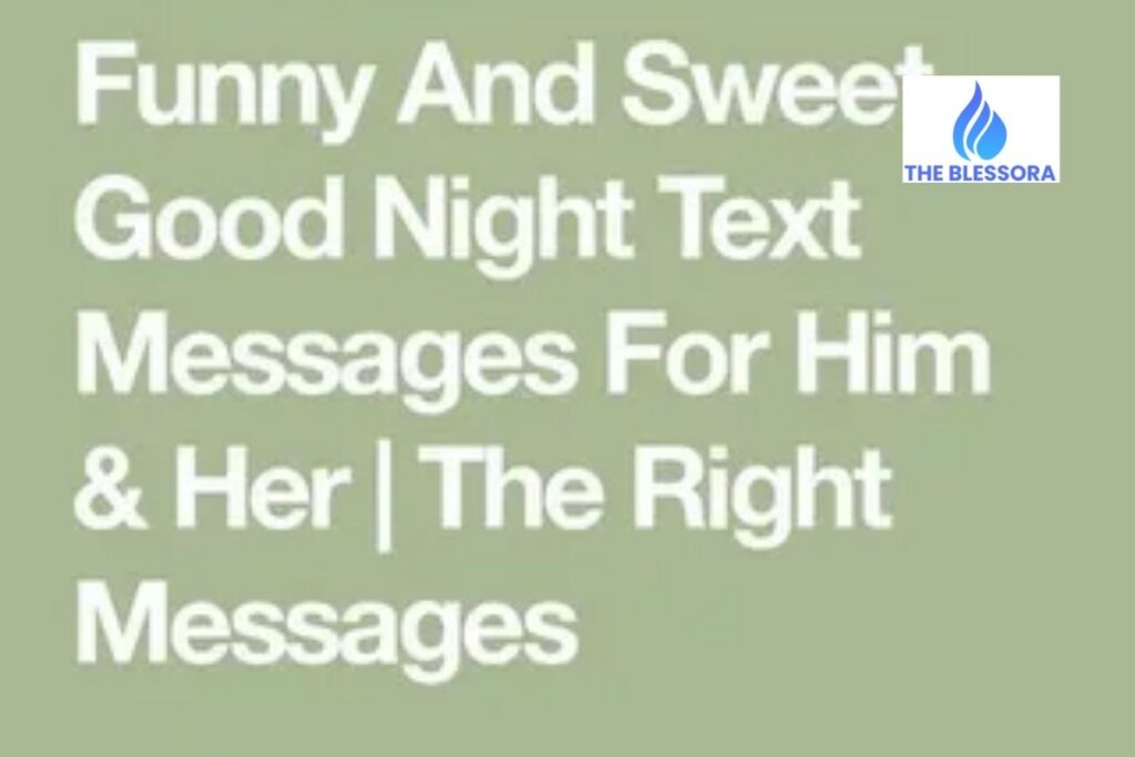 Funny Good Night Texts For Her