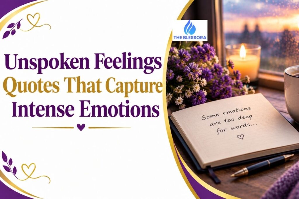 Unspoken Feelings Quotes That Capture Intense Emotions