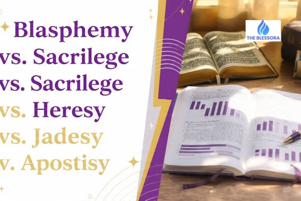 Blasphemy vs. Sacrilege vs. Heresy vs. Apostasy