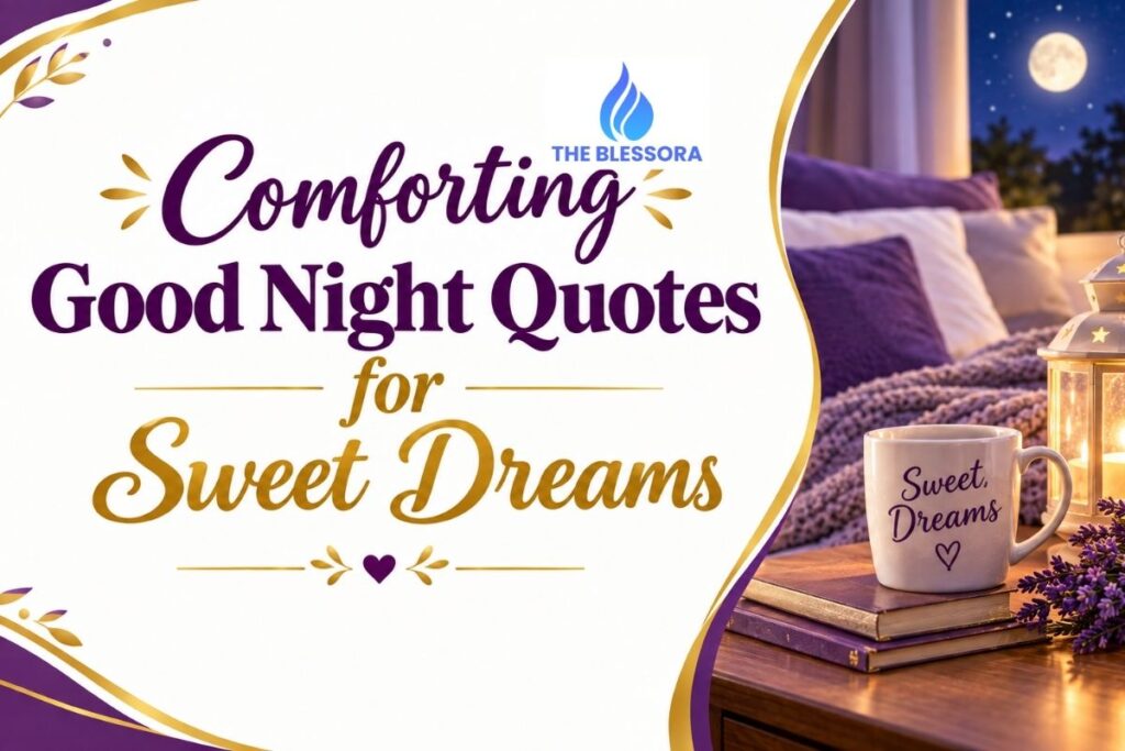 Comforting Good Night Quotes for Sweet Dreams