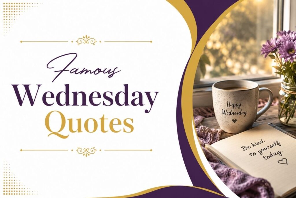 Famous Wednesday Quotes