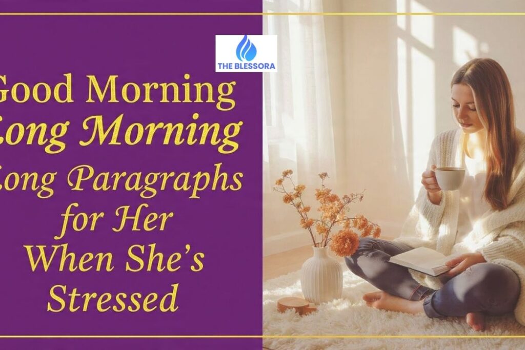 Good Morning Long Paragraphs for Her When She’s Stressed