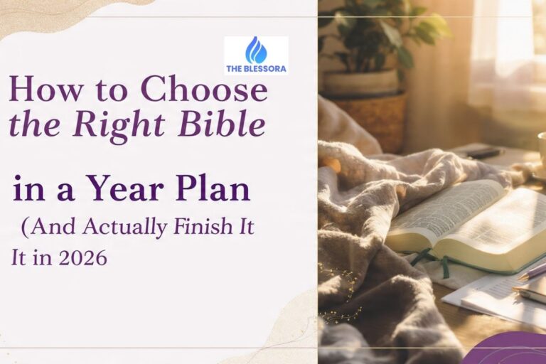 How to Choose the Right Bible in a Year Plan (And Actually Finish It) in 2026