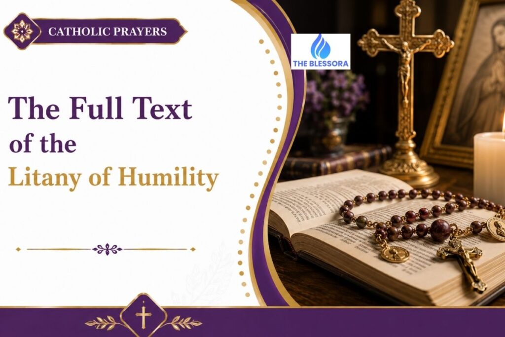 The Full Text of the Litany of HumilityThe Full Text of the Litany of Humility